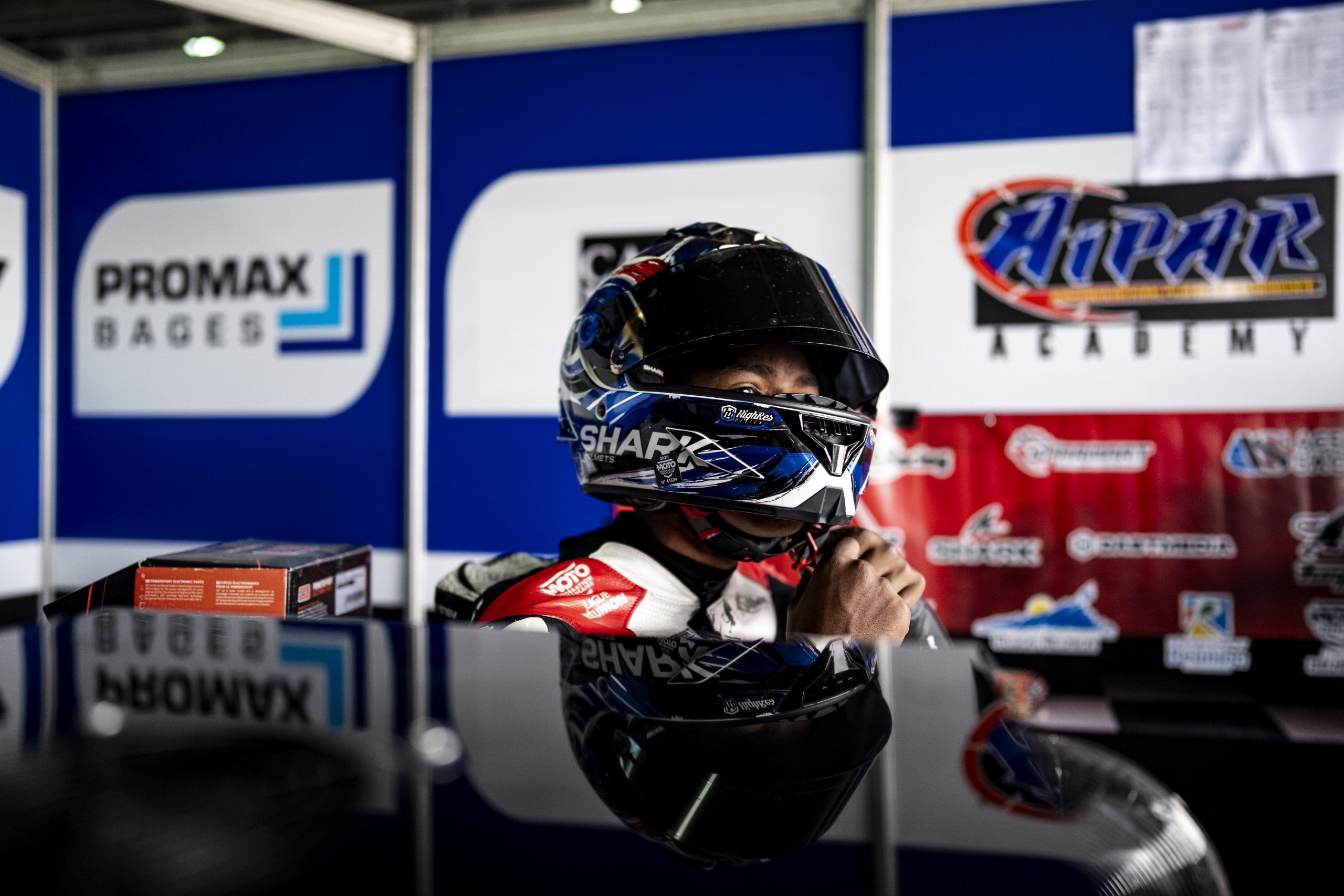 Florian François en course à Aragon